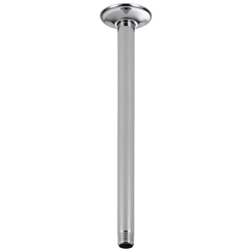 Delta Faucet Chrome 1/2 x 14 x 2-1/2 in. Shower Arm and Flange 