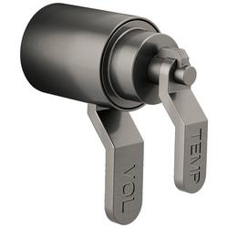 Litze&reg; Tempassure&reg; Thermostatic Trim Handle Kit - Industrial Lever in Brilliance&reg; Luxe Steel&reg;