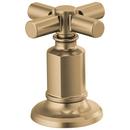 Two Handle Brass Cross Handle Kit in Brilliance® Luxe Gold®
