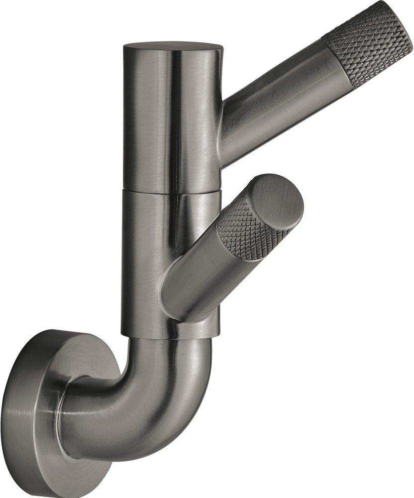 Delta Faucet Luxe Steel 2-Hook Robe Hook 