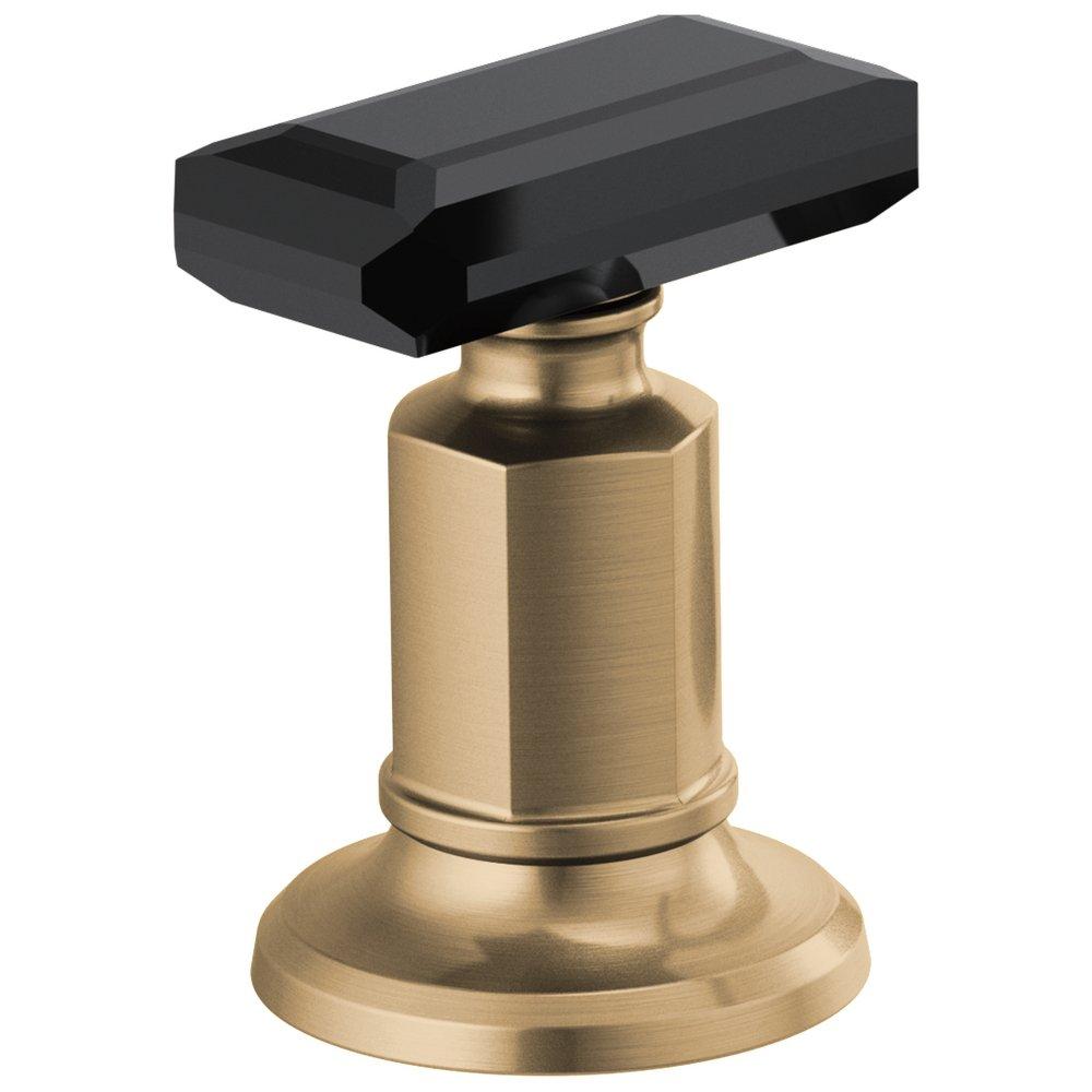 Brizo Luxe Gold/Black Crystal 2-19/100 in. Brass Handle Kit 