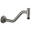 Brizo Luxe Steel 1/2 x 11 in. NPT Solid Brass Shower Arm and Flange 