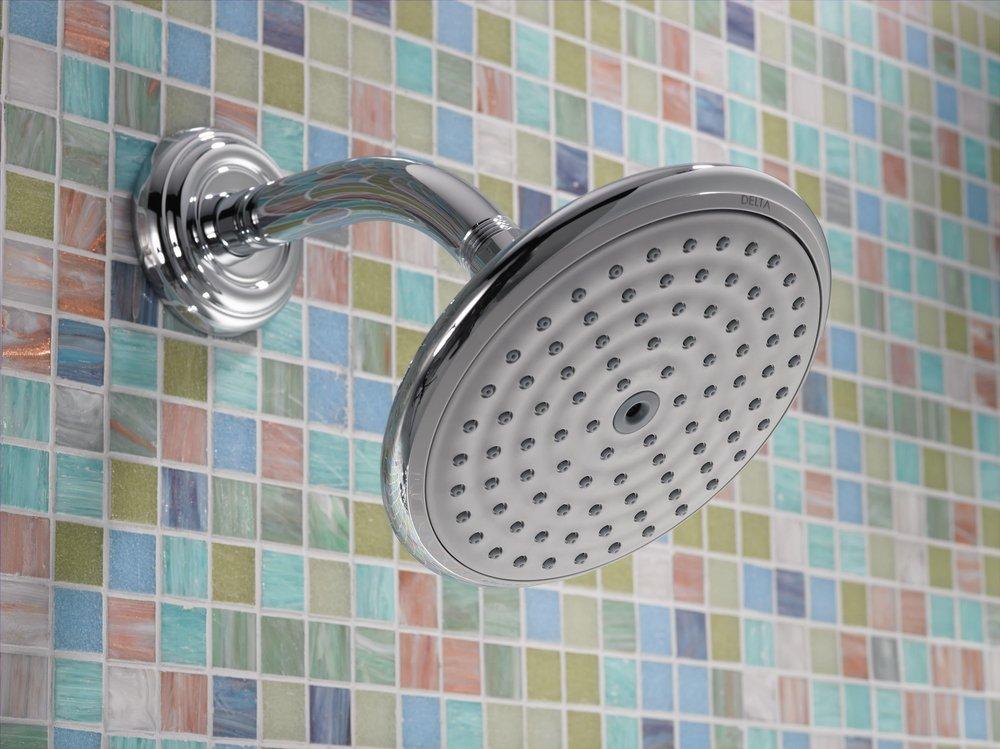 Delta Faucet Black Stainless 1/2 x 7 in. MNPT Solid Brass Shower Arm 