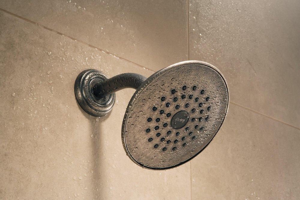 Delta Faucet Black Stainless 1/2 x 7 in. MNPT Solid Brass Shower Arm 