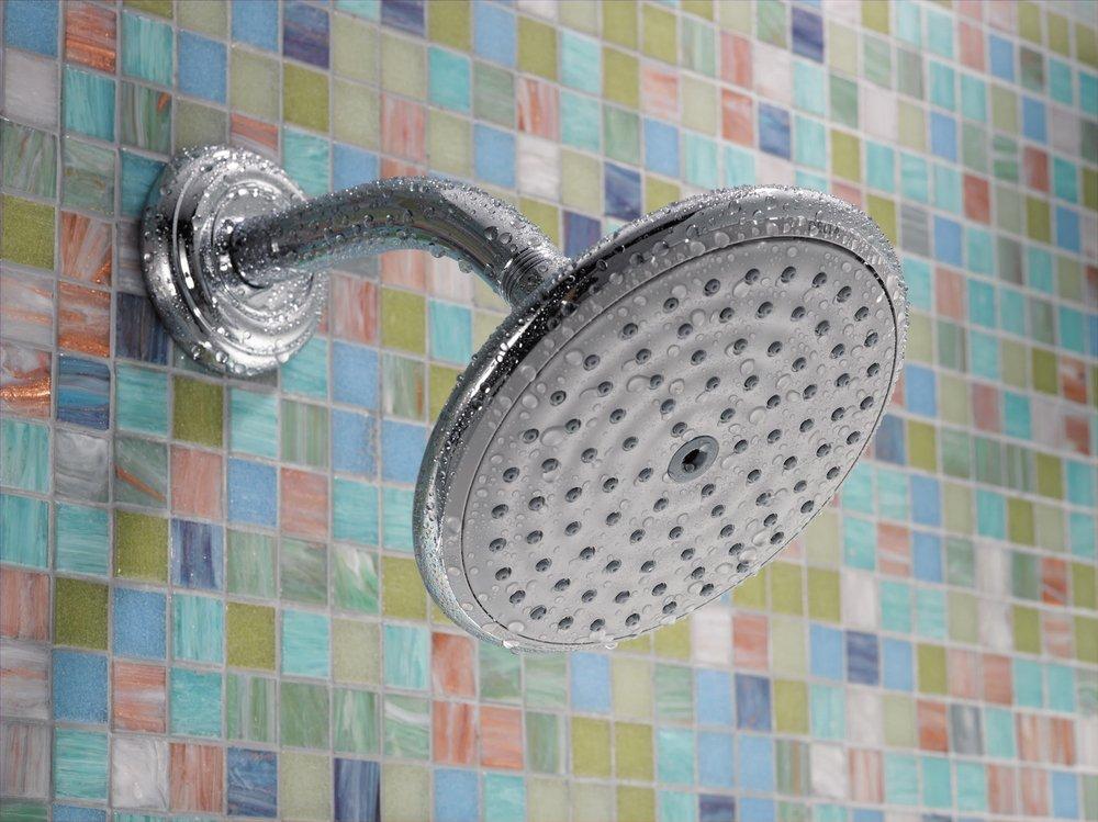 Delta Faucet Black Stainless 1/2 x 7 in. MNPT Solid Brass Shower Arm 