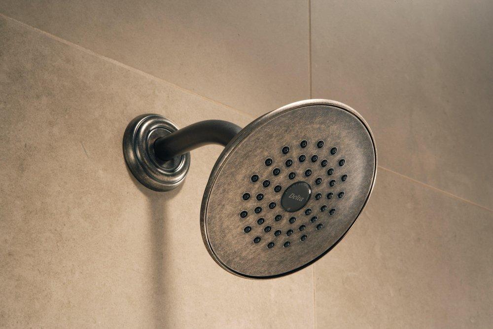 Delta Faucet Black Stainless 1/2 x 7 in. MNPT Solid Brass Shower Arm 