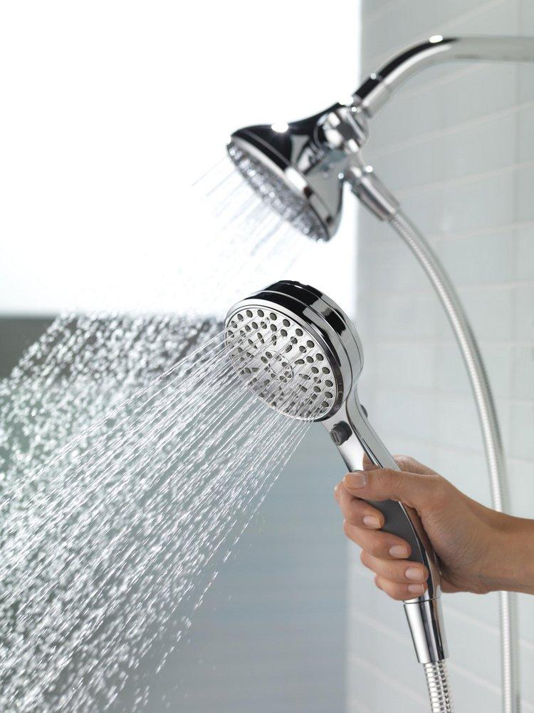 Delta Faucet Black Stainless 1/2 x 7 in. MNPT Solid Brass Shower Arm 