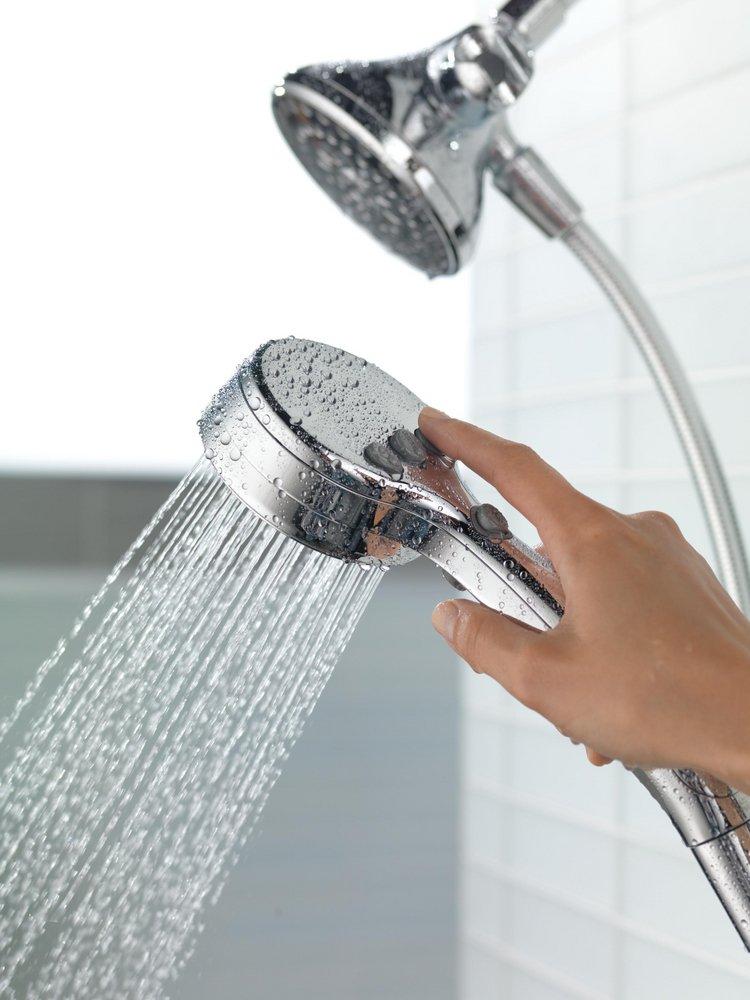 Delta Faucet Black Stainless 1/2 x 7 in. MNPT Solid Brass Shower Arm 