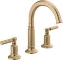 Brizo Luxe Gold Two Handle Widespread Bathroom Sink Faucet Handles Sold Separately 