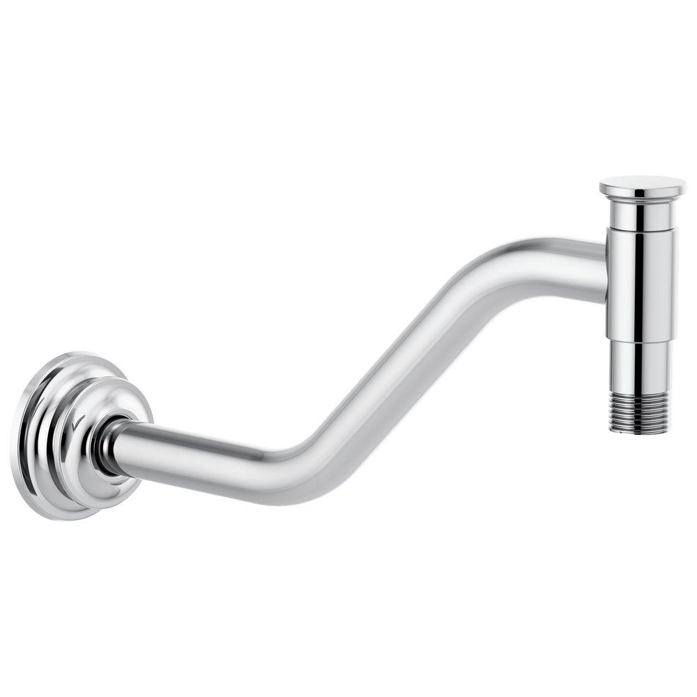 Brizo Chrome 1/2 in. NPT Brass Shower Arm and Flange 