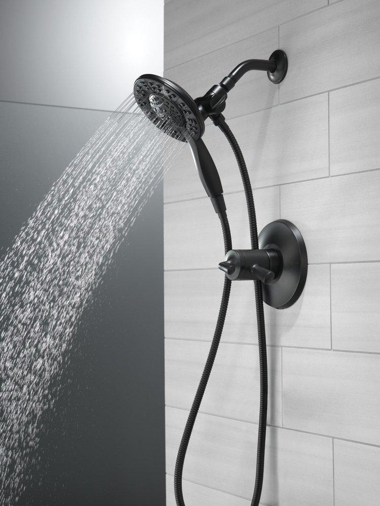 Delta Faucet Matte Black Multi Function Hand Shower 