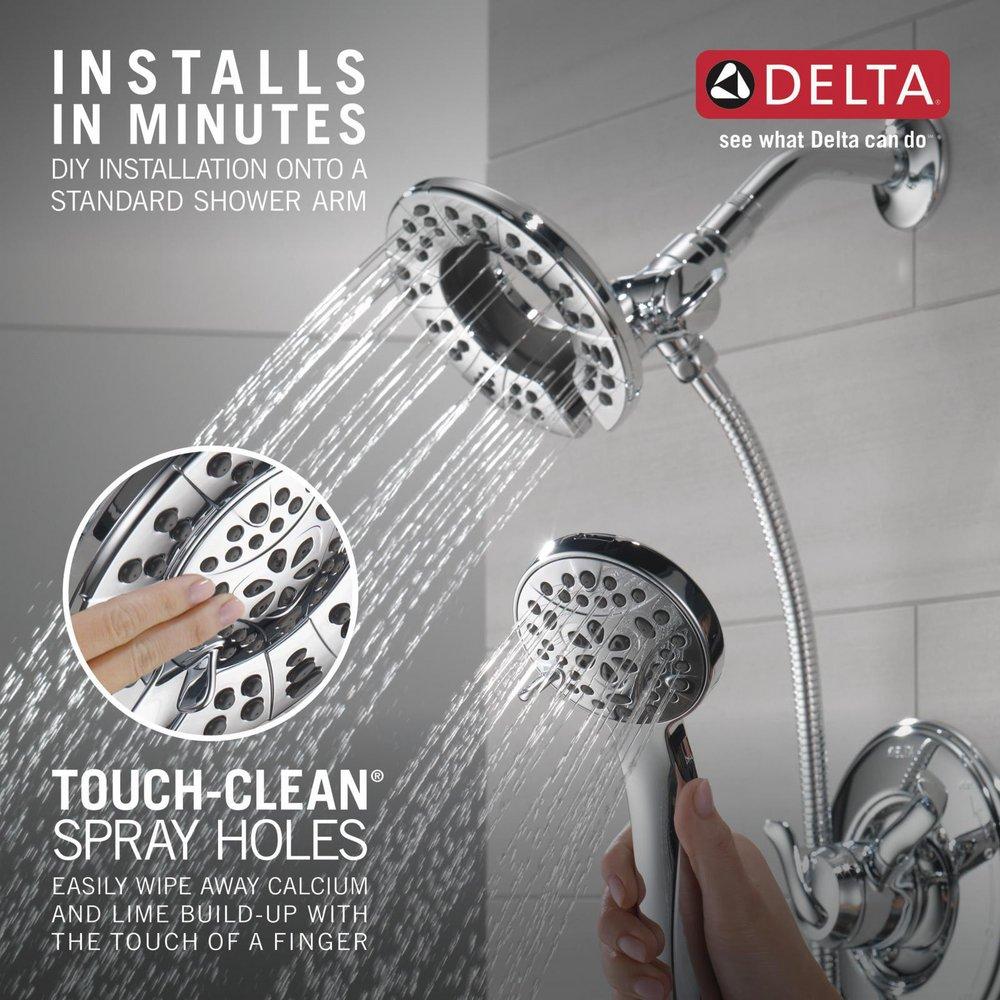 Delta Faucet Matte Black Multi Function Hand Shower 