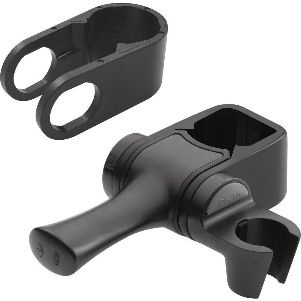 Delta Faucet Matte Black Plastic Hand Shower Mount 