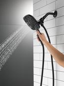 Delta Faucet Matte Black Multi Function Hand Shower 