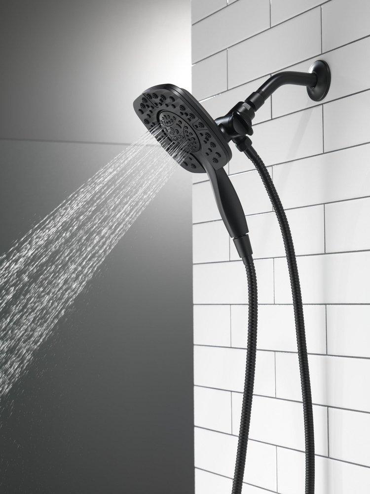 Delta Faucet Matte Black Multi Function Hand Shower 