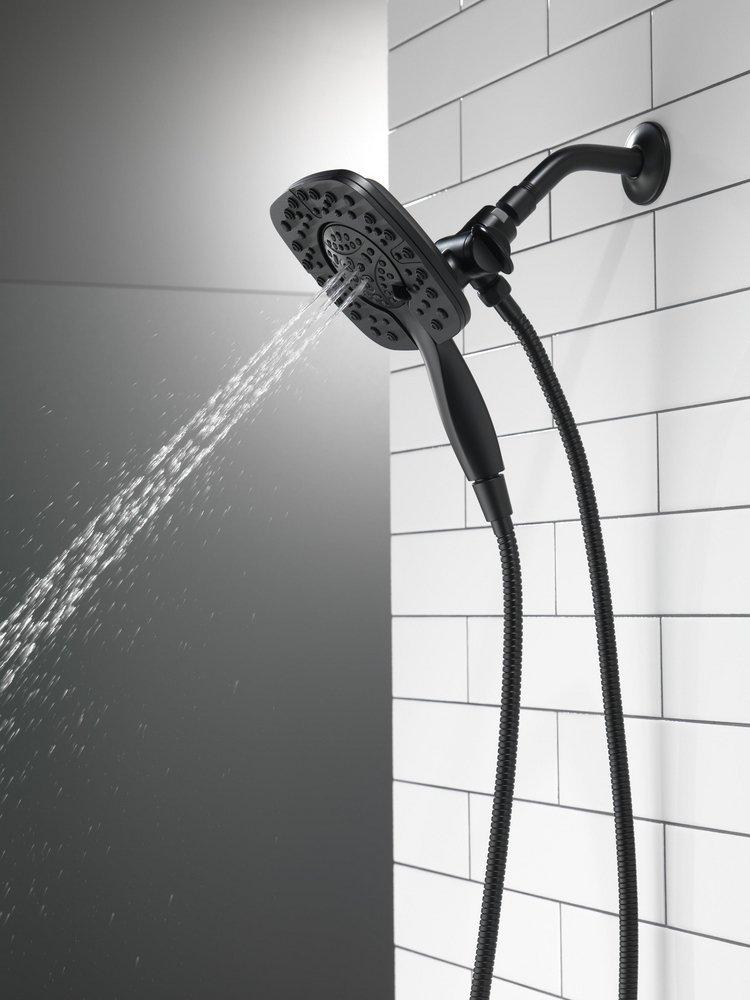 Delta Faucet Matte Black Multi Function Hand Shower 