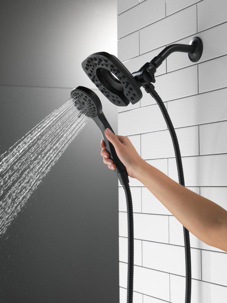Delta Faucet Matte Black Multi Function Hand Shower 