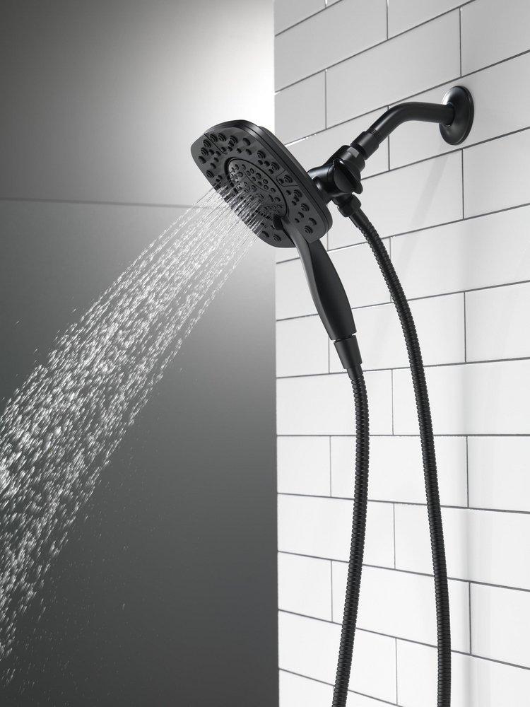 Delta Faucet Matte Black Multi Function Hand Shower 