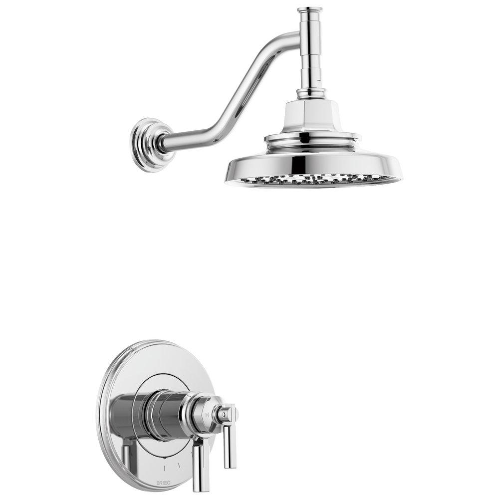 Brizo Polished Chrome Two Handle Multi Function Shower Faucet (Trim Only) 