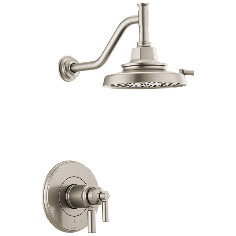 Brizo Luxe Nickel Two Handle Multi Function Bathtub & Shower Faucet (Trim Only) 