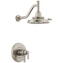 Two Handle Multi Function Shower Faucet in Luxe Nickel (Trim Only)