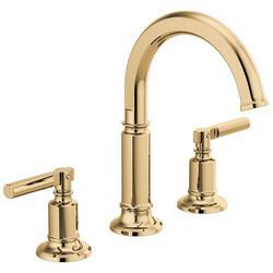 Two Handle Widespread Bathroom Sink Faucet in Brilliance&reg; Polished Gold (Handles Sold Separately)