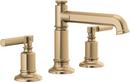 Brizo Luxe Gold Widespread Bathroom Sink Faucet 