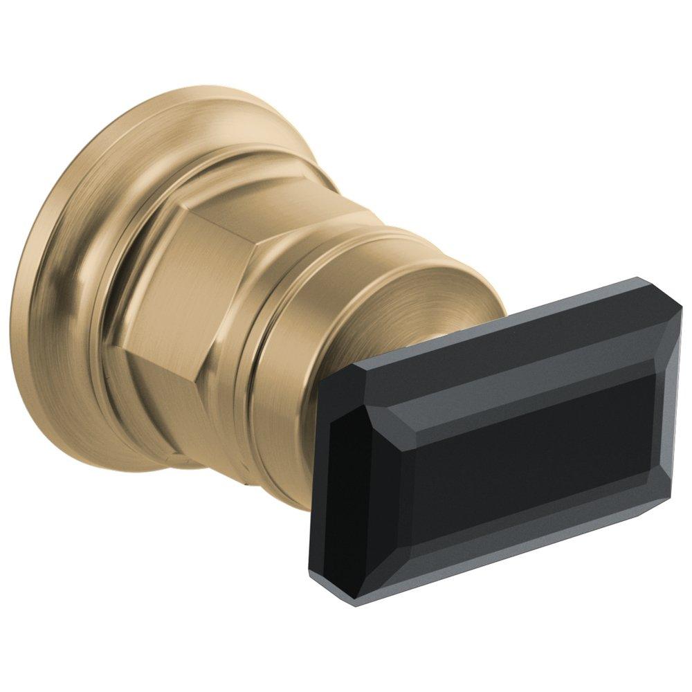 Brizo Luxe Gold/Black Crystal 2-19/50 in. Zinc Handle Kit 