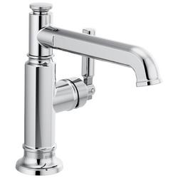Single Handle Monoblock Bathroom Sink Faucet in Polished Chrome