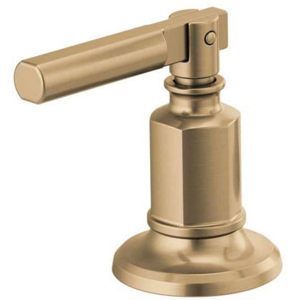 Brizo Brilliance Luxe Gold Two Handle Brass Lever Handle Kit 