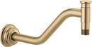 10-1/2 in. Shower Arm and Flange in Luxe Gold