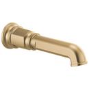 Brizo Luxe Gold 1/2 x 9-3/4 x 2-3/4 in. NPT Brass Tub Spout 