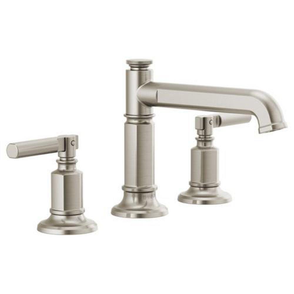 Brizo Luxe Nickel Widespread Bathroom Sink Faucet 
