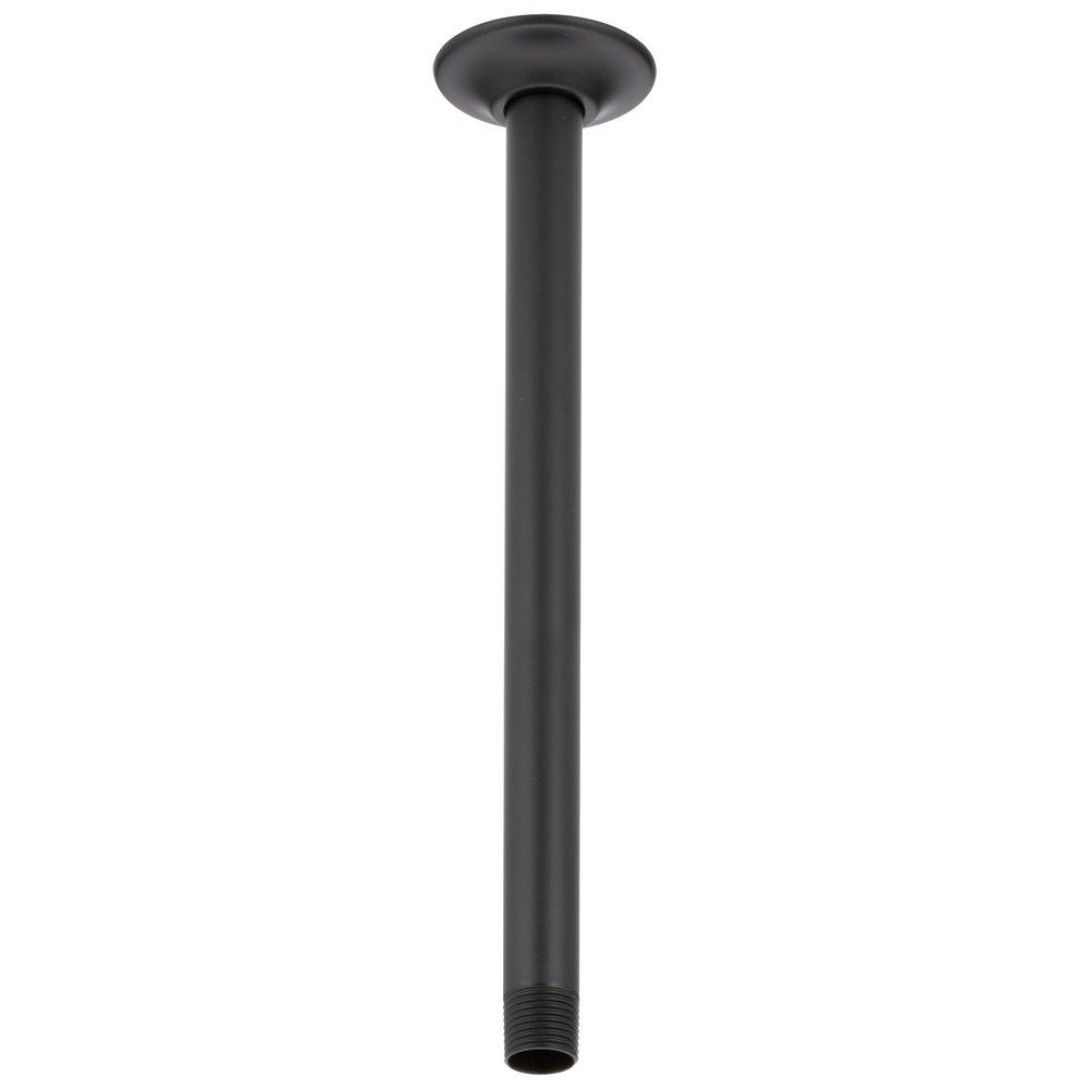 Delta Faucet Matte Black 1/2 x 14 x 2-1/2 in. Shower Arm and Flange 