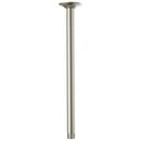 14 in. Ceiling Mount Shower Arm and Flange in Luxe Nickel 