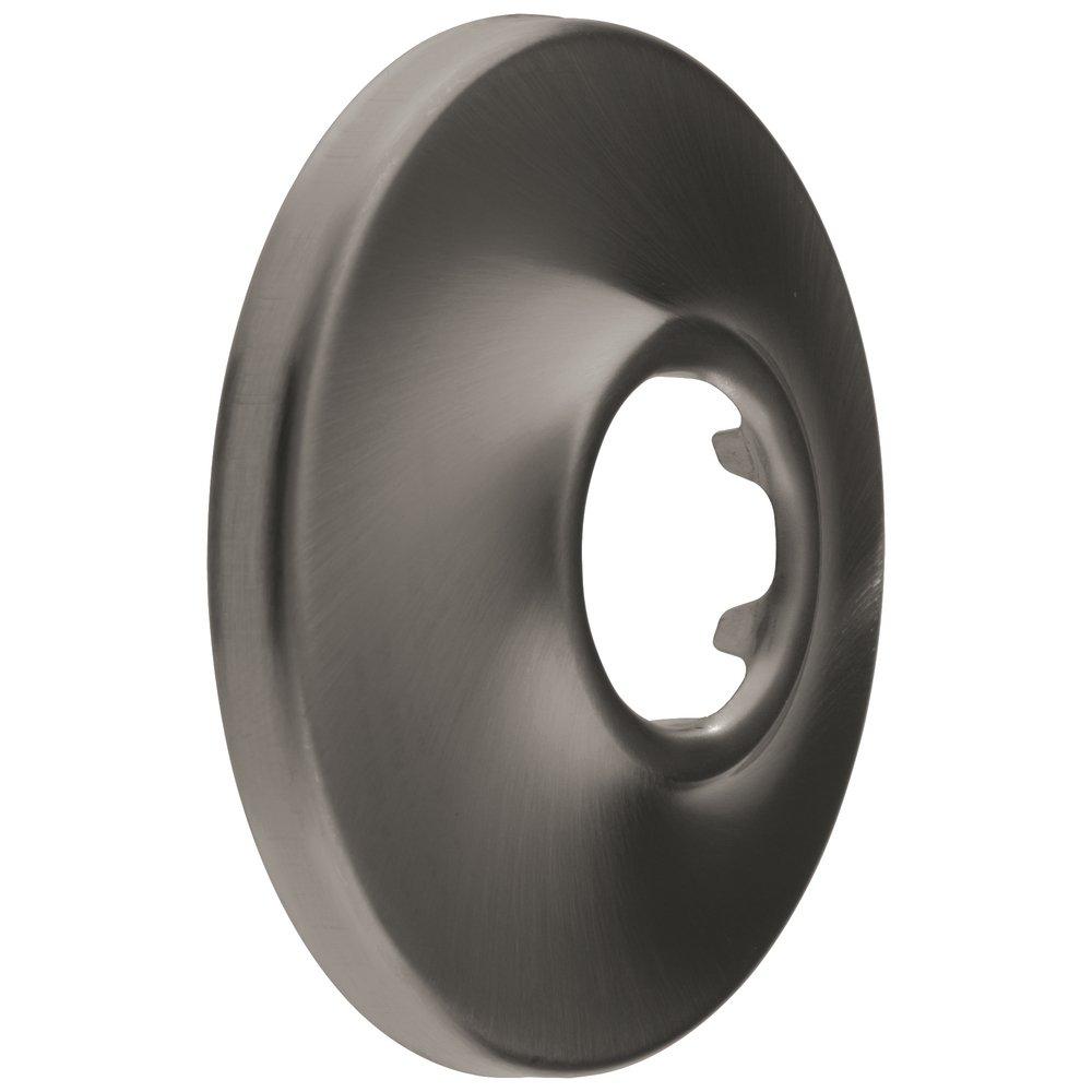 Delta Faucet Black Stainless 2-1/2 in. Stainless Steel Shower Flange 