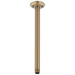 14 in. Shower Arm and Flange in Brilliance&reg; Champagne Bronze