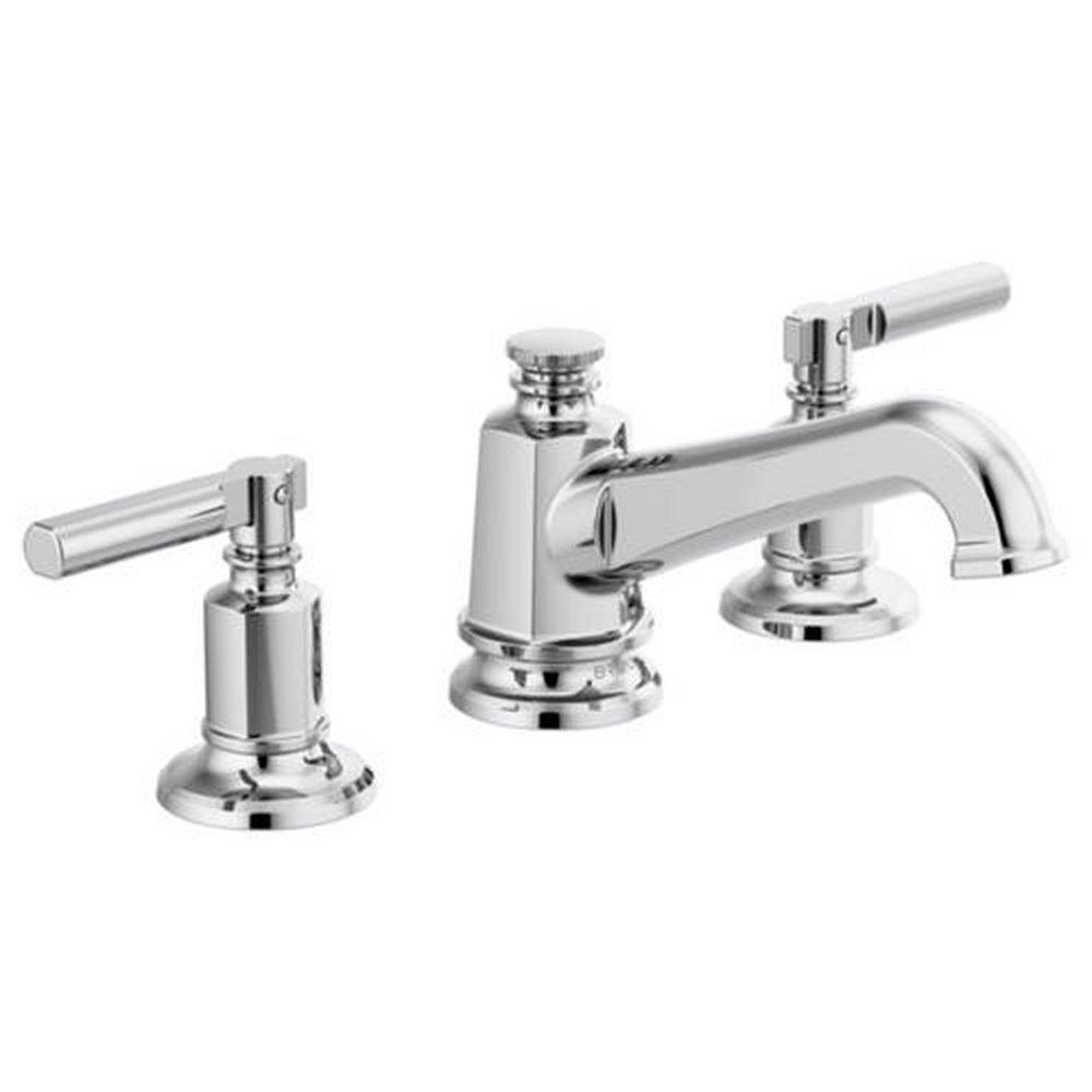 Brizo Chrome Two Handle Widespread Bathroom Sink Faucet Handles Sold Separately 