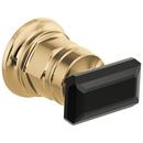 Brizo Polished Gold/Black Crystal 2-19/50 in. Zinc Handle Kit 