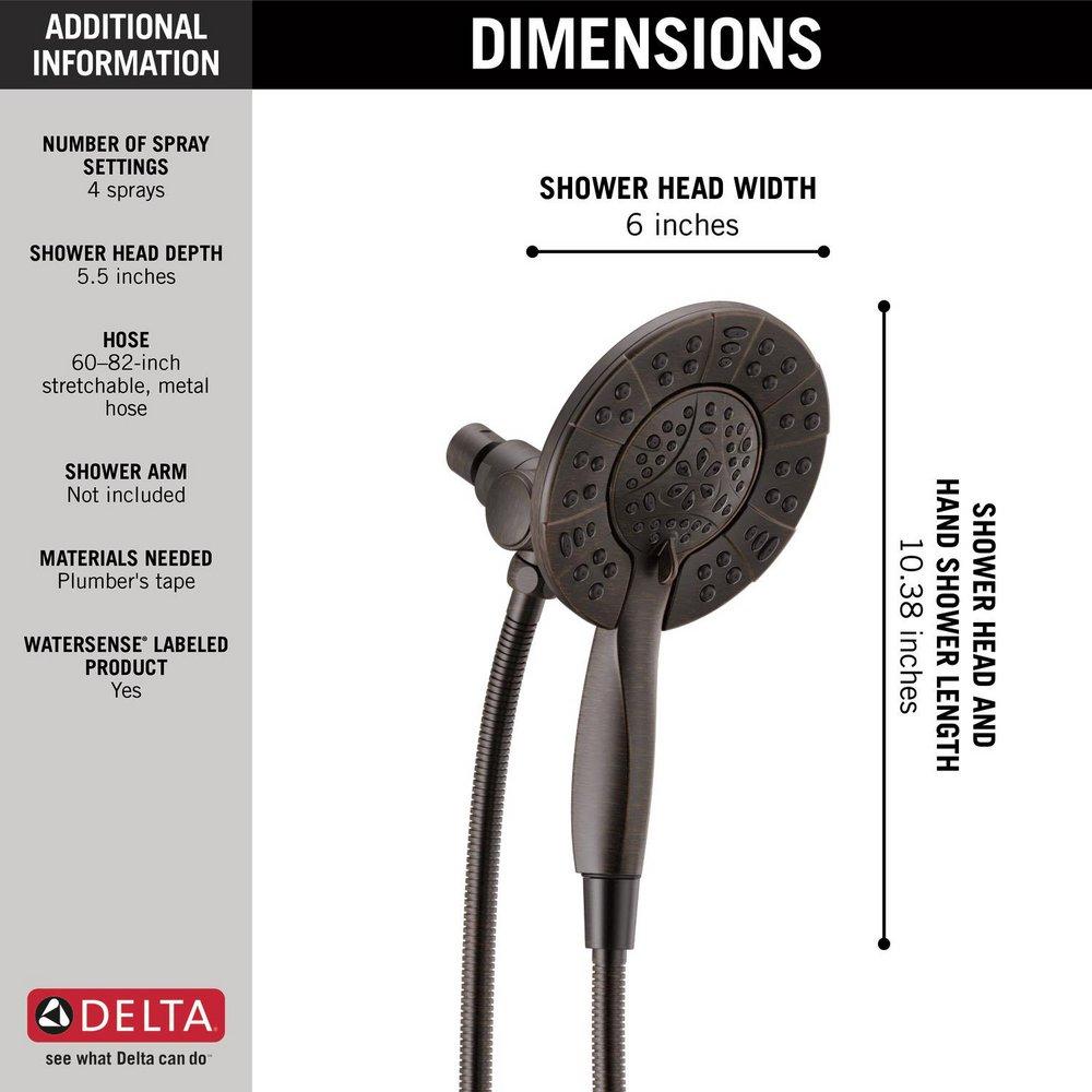 Delta Faucet Venetian Bronze Multi Function Hand Shower 