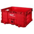 18-3/5 in. Red Plastic Crate Bin