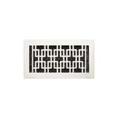 Signature Hardware Polished Nickel 6 x 14 in. Residential Brass Floor Register 