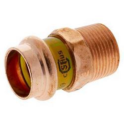 1/2 x 3/8 in. Copper Press Male Adapter (For Gas)
