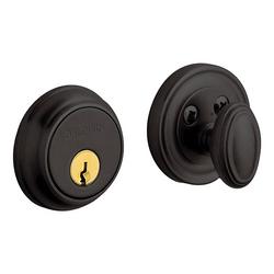 Forged Brass Deadbolt Lock in Oil Rubbed Bronze