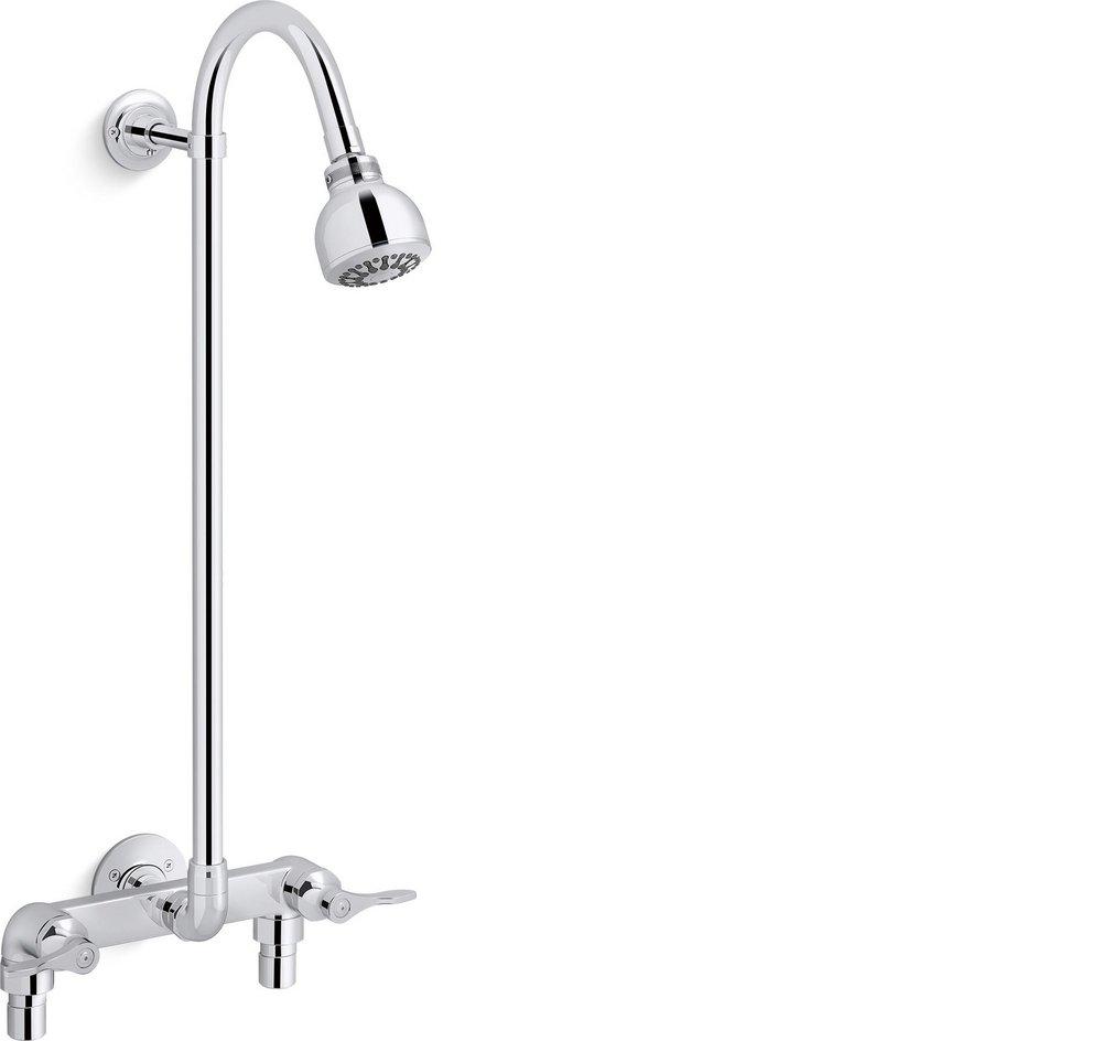 KOHLER Polished Chrome Two Handle Single Shower Faucet 