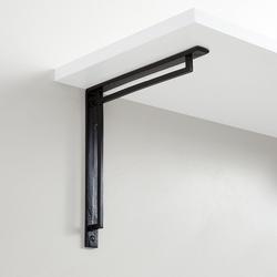 9" Harridge Cast Iron Shelf Bracket - Black Powder Coat