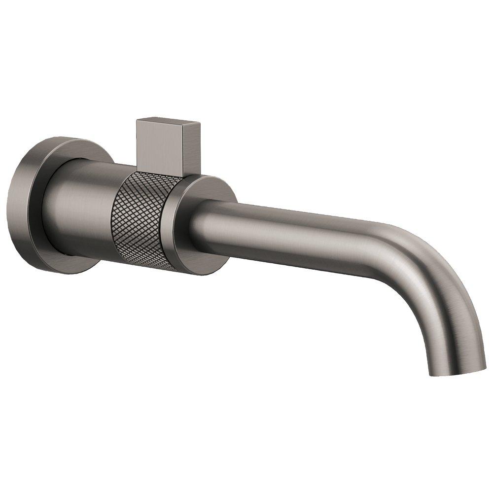 Brizo Luxe Steel Single Handle Wall Mount Bathroom Sink Faucet 