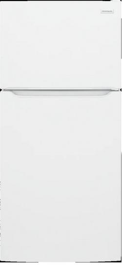 30 in. 20 cu. ft. Top Mount Freezer Refrigerator in White