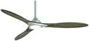 Minka Aire Brushed Nickel 31.08W 1-Light 3-Blade Y40 LED Ceiling Fan 