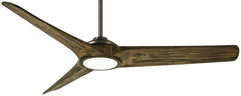 Minka Aire Heirloom Bronze/Aged Boardwalk 3 Blades 52 in. Indoor Ceiling Fan 